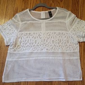 Chico's Black Label Lace Top